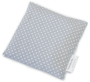 Kirschkernkissen 19 x 19 cm Punkte grau