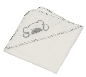 Be Be 's Collection Kapuzenbadetuch Big Willi grau 80 x 80 cm