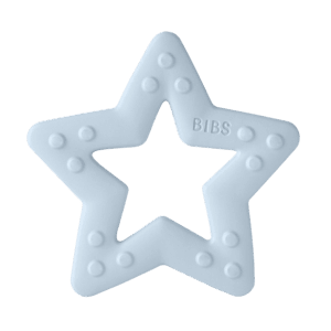 Beißring Baby Bitie Star ab dem 3. Monat in babyblau