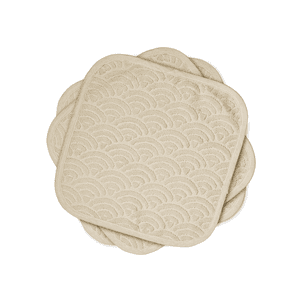 Waschlappen 3er Pack beige