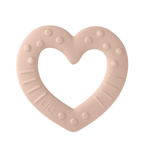 Beißring Baby Bitie Heart ab 3 Monaten Blush