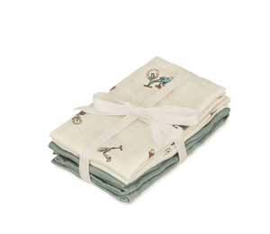 Waschlappen Musselin 4er Bicycles