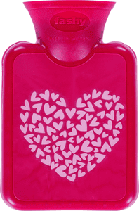 Taschenwärmer 0,3L Herz in rot