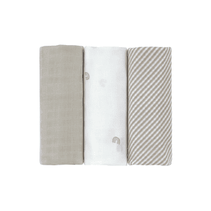 Swaddle & Burp 3er-Pack Mulltücher L Rainbow