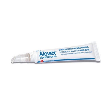 Alovex Dentizione Gel Lenitivo e antidolorifico naturale 10 Ml