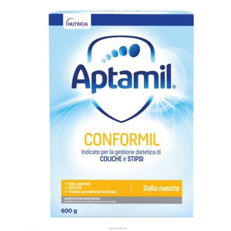 Aptamil Conformil latte per problemi intestinali 600g coliche e stipsi