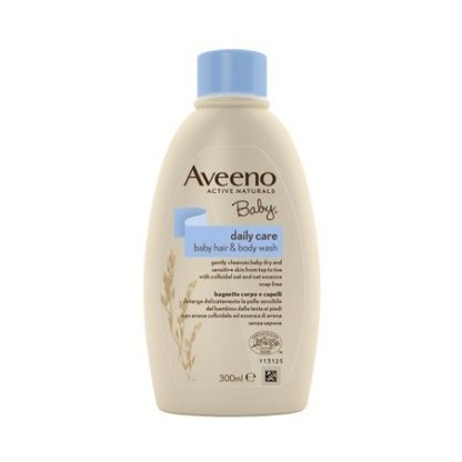 Aveeno Baby Bagnetto Testa Piedi detergente ed idratante 300 Ml