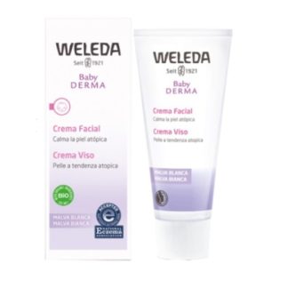 Weleda Bambino Baby Derma Crema Viso Malva 50 Ml