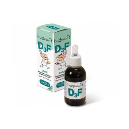 Buonavit D3 F gocce di vitamina D e fluoro 12 Ml