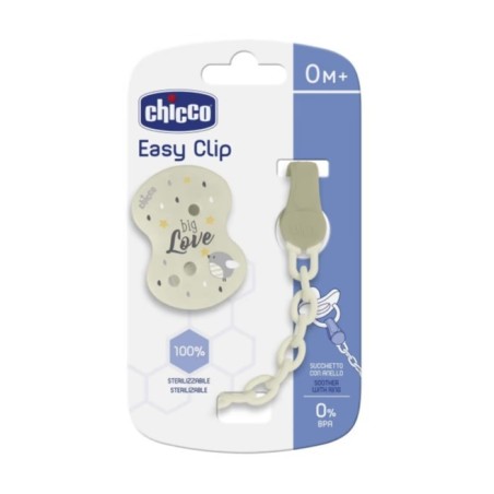 Chicco Clip con Catenella Mix Colori porta succhietto