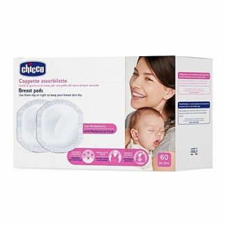 Chicco Coppette Assorbilatte con tessuto antibatterico 60 Pezzi