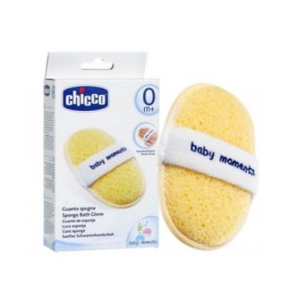 Chicco Guanto Spugna per detergere la pelle del bambino
