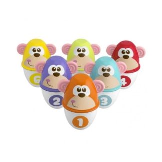 Chicco Monkey Strike con 6 birilli e 1 pallina