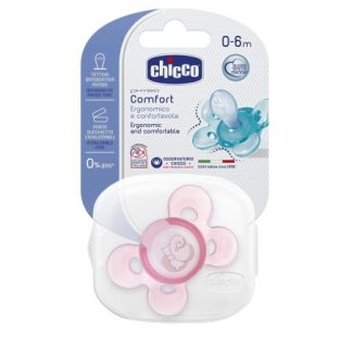 Chicco Succhietto Physio Comfort Silicone Rosa 0-6m 1 pezzo
