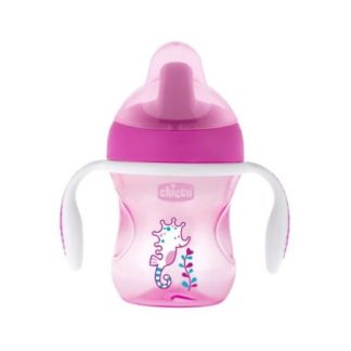 Chicco tazza training rosa 6 mesi per lo sviluppo del bambini