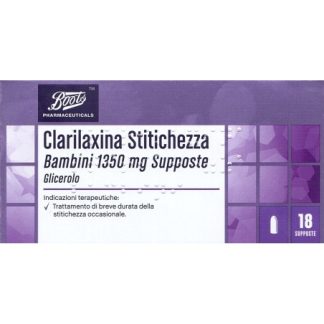 Boots Clarilaxina Stitichezza Bambini 18 Supposte 1350mg