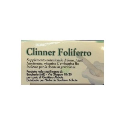 Abbate Gualtiero Clinner Foliferro integratore 30 Compresse