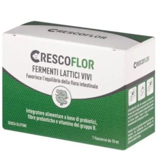 Crescofarma Crescoflor 7 Flaconcini di fermenti lattici 10ml