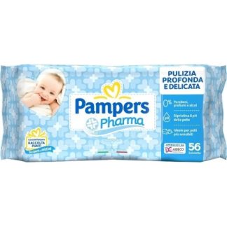 Fater Pampers Pharma Salviette 56 Pezzi neonati e bambini