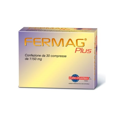 Euro pharma Fermag Plus integratore di ferro 30 Compresse