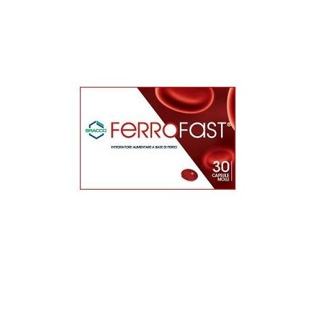 6 Pezzi Ferrofast 30 Capsule Molli integratore di ferro