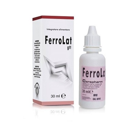 Carepharm Ferrolat Gocce integratore di ferro 30ml
