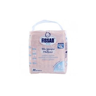 Fissan Telo Igienico per il cambio di pannolino 10 Pezzi
