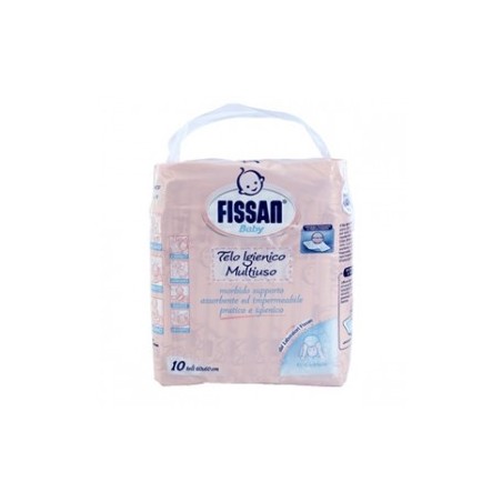 Fissan Telo Igienico per il cambio di pannolino 10 Pezzi