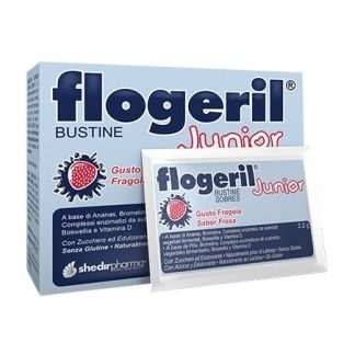 Shedir Pharma Flogeril Junior Fragola integratore 20 Buste