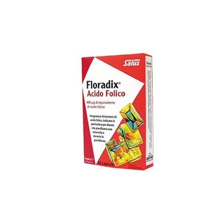 Salus haus Floradix Acido Folico integratore 60 Capsule