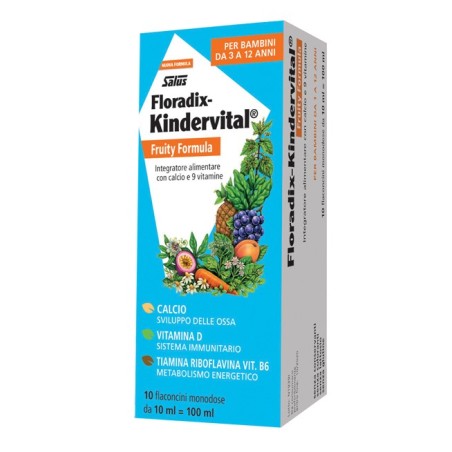 Floradix Kindervital Fruity 10 Flaconcini Monodose X 10 Ml