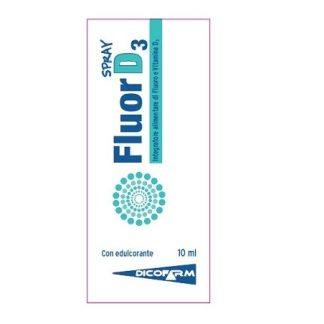 Dicofarm Fluord3 Spray integratore di fluoro e vitamina d 10ml