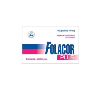Rende Folacor Plus 30 Capsule integratore di acido folico