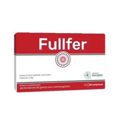 6 Pezzi Fullfer 20 Compresse integratore di ferro