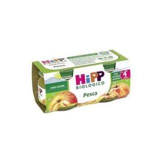 Hipp Bio Omogeneizzato Biologico Mela Pesca 2 X 80 Gr