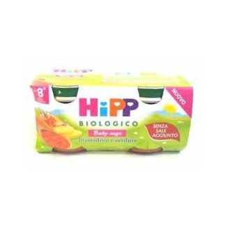 Hipp Bio Sughetto Pomodoro E Verdure per bambini 2 X 80gr