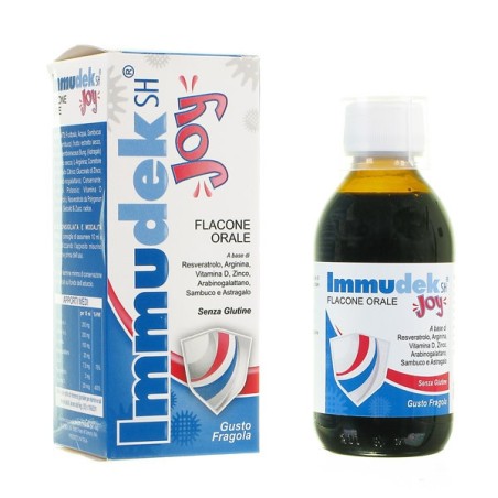 Shedir pharma Immudek Joy Gusto Fragola sciroppo 200ml