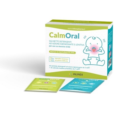 Inlinea Calmoral 10 Salviette Detergenti + 10 Salviette Lenitive