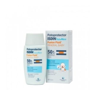 Isdin Fluid Mineral Baby protezione alta Spf 50 50 Ml