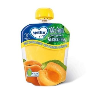 Mellin 100% albicocca merenda dal 6° mese 90 g