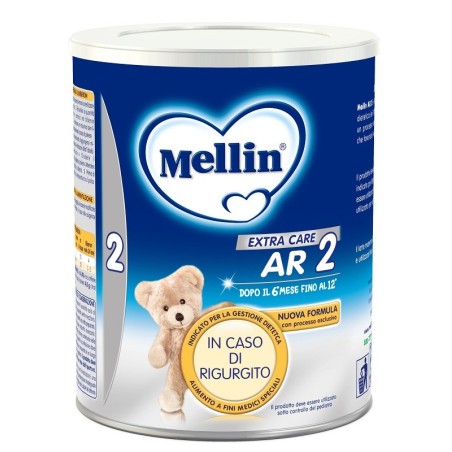 Mellin ar 2 latte per lattanti con rigurgito barattolo da 400g