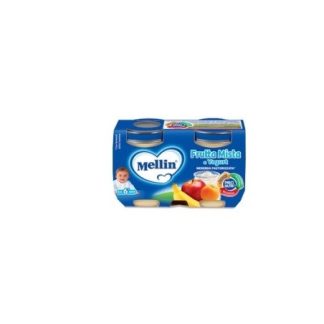 Mellin Merenda Con Frutta Mista E Yogurt 2x120g