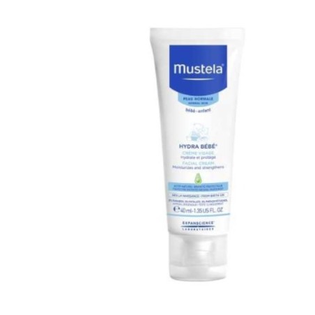Mustela Hydra Bebè Crema Viso idratante 24h 40 Ml