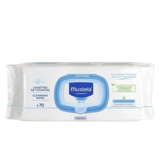 Mustela Salviette Detergenti 70 Pezzi