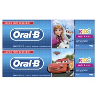 Oralb dentifricio kids frozen&cars bambini 0-5 anni 75 ml