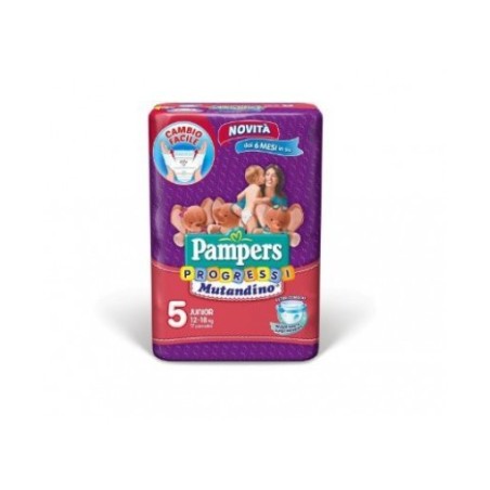 Pampers Progressi Mutandino Junior 5 (12-18kg) 34 pezzi