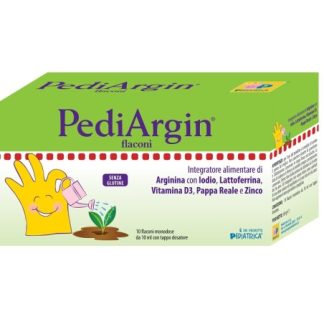 Pediatrica Pediargin integratore di vitamina B 10 Flaconcini 10ml