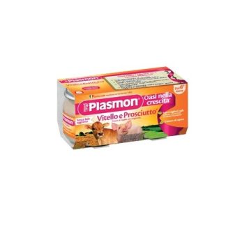 Plasmon Omogeneizzato Vitello e Prosciutto 4 X 80 G