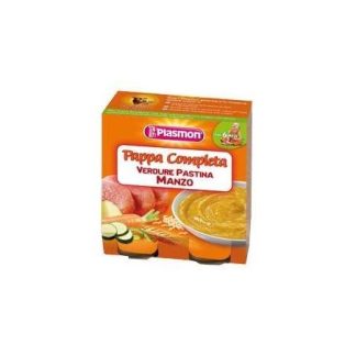Plasmon Pappa Completa Verdure Pastina Manzo 2 X 190 Gr