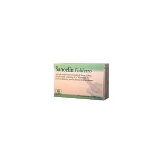 6 Pezzi Sanoclin Foliferro 30 Compresse integratore di ferro